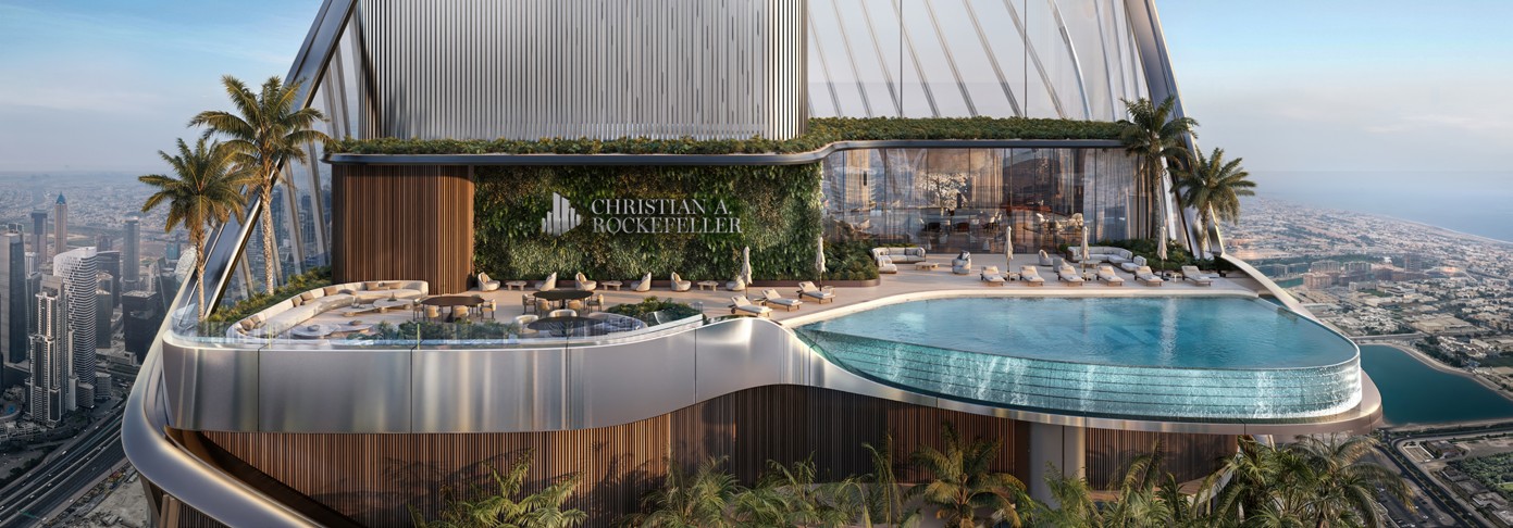Infinity pool and sky deck